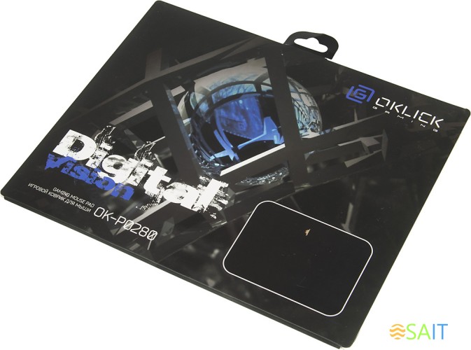 Коврик для мыши Оклик OK-P0280 Мини черный 280x225x3мм