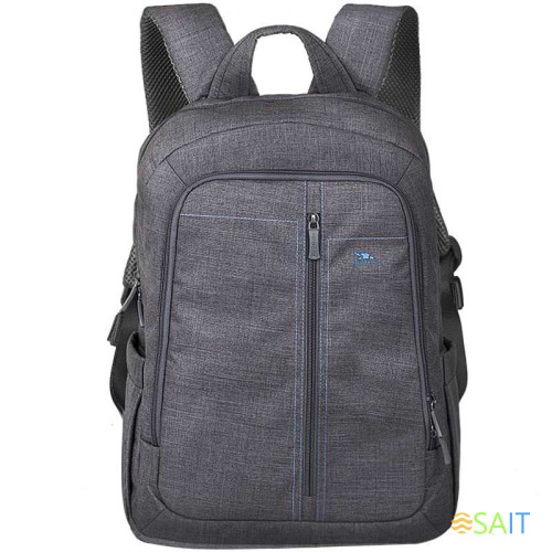 Рюкзак для ноутбука 15.6" Riva 7560 серый полиэстер