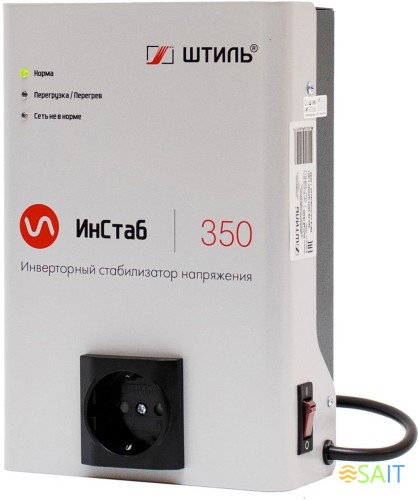 Стабилизатор напряжения Штиль ИнСтаб IS350 300Вт 350ВА серый