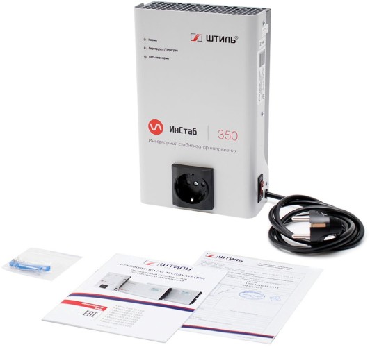 Стабилизатор напряжения Штиль ИнСтаб IS350 300Вт 350ВА серый