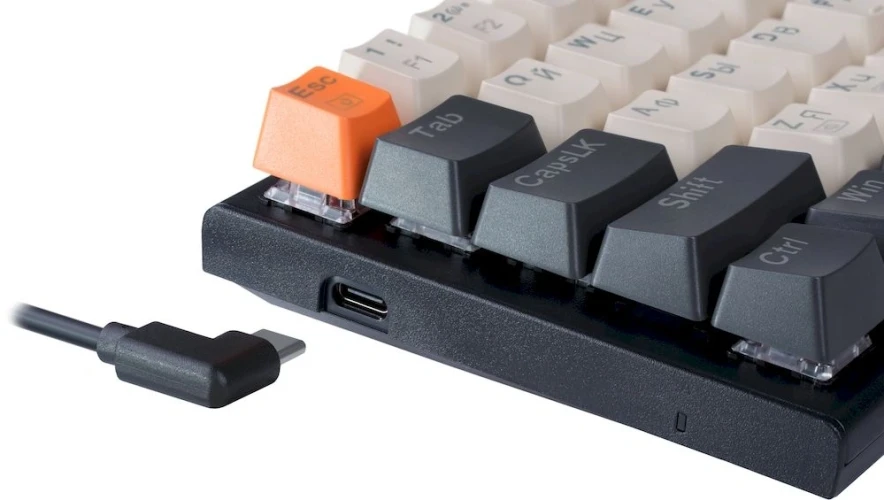 Клавиатура Redragon Ryze механическая черный USB for gamer LED (72603) кабель 1.8м