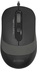 Мышь A4Tech Fstyler FM10ST серый/черный оптическая 1600dpi silent USB для ноутбука 3but (FM10ST GREY)