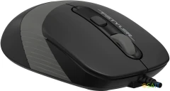 Мышь A4Tech Fstyler FM10ST серый/черный оптическая 1600dpi silent USB для ноутбука 3but (FM10ST GREY)