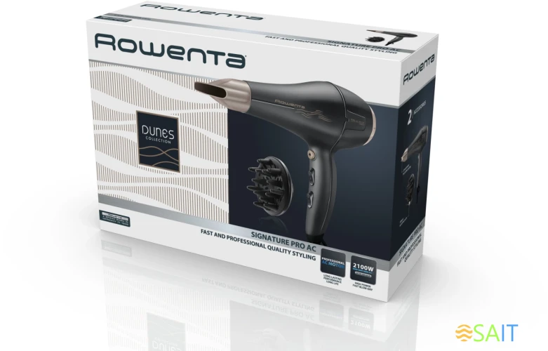 Фен Rowenta CV7827F0 2100Вт серый/коричневый (1830008163)