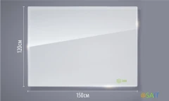 Доска стеклянная Cactus CS-GBD-120X150-WT-TM Сквозное крепление стекло белый 120x150см стекло крепления