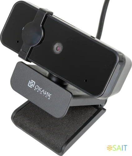 Камера Web Оклик OK-C21FH черный 2Mpix (1920x1080) USB2.0 с микрофоном