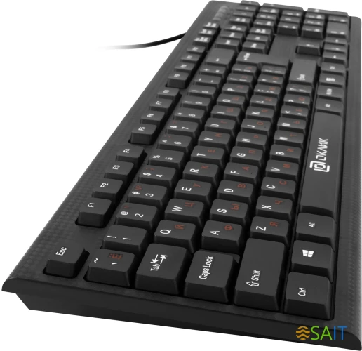 Клавиатура + мышь Оклик 620M клав:черный мышь:черный USB (475652)