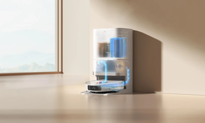 Пылесос-робот Xiaomi Robot Vacuum X20+ EU 75Вт белый