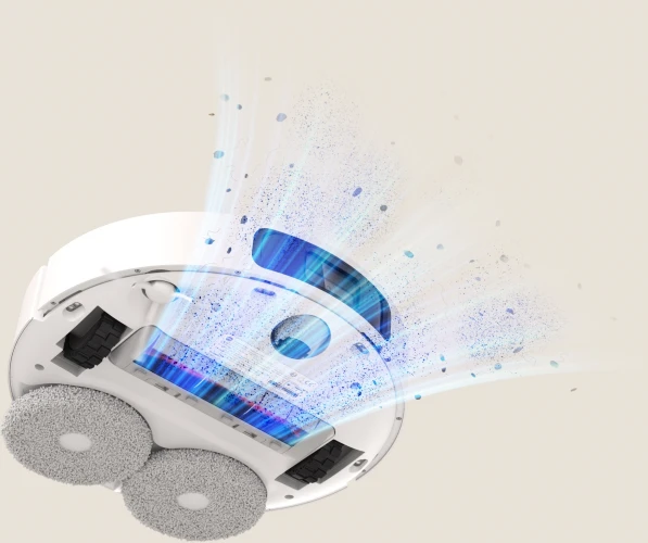 Пылесос-робот Xiaomi Robot Vacuum X20+ EU 75Вт белый