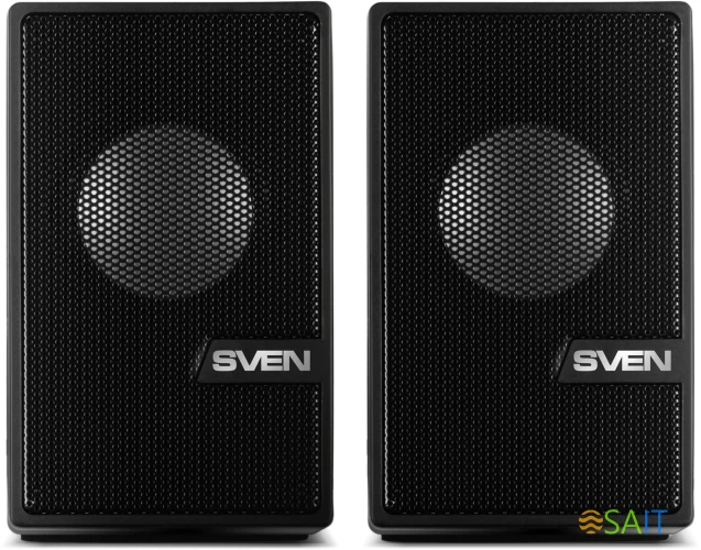 Колонки Sven 340 2.0 черный 6Вт BT
