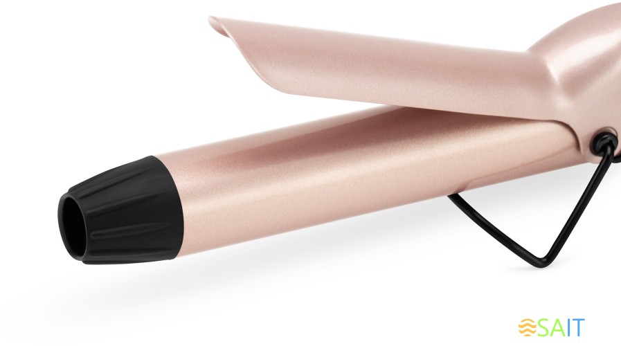 Щипцы Hyundai H-HS1422 40Вт черный макс.темп.:200С покрытие:керамико-турмалиновое