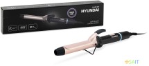 Щипцы Hyundai H-HS1422 40Вт черный макс.темп.:200С покрытие:керамико-турмалиновое