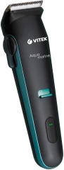 Машинка для стрижки Vitek Aquamarine VT-1353 разноцветный 4Вт (насадок в компл:6шт)