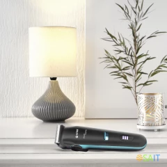 Машинка для стрижки Vitek Aquamarine VT-1353 разноцветный 4Вт (насадок в компл:6шт)