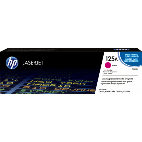 Тонер-картридж HP 125A Magenta Color LaserJet Print Cartridge (CB543A)