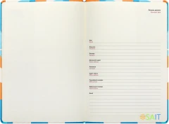 Ежедневник Deli COLORING CN148 A5 обложка картон 136стр. оранжевый