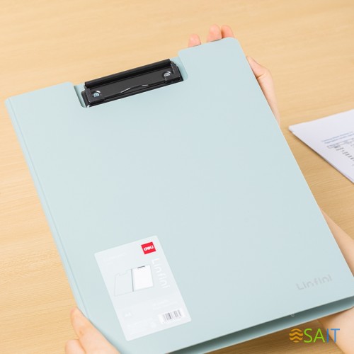 Папка-планшет Deli EF404 A4 полипропилен ассорти с крышкой