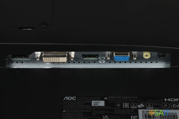 Монитор AOC 24" Professional X24P1(00/01) черный IPS LED 16:10 DVI HDMI M/M матовая HAS Piv 1000:1 300cd 178гр/178гр 1920x1200 60Hz VGA DP FHD USB 5.5кг