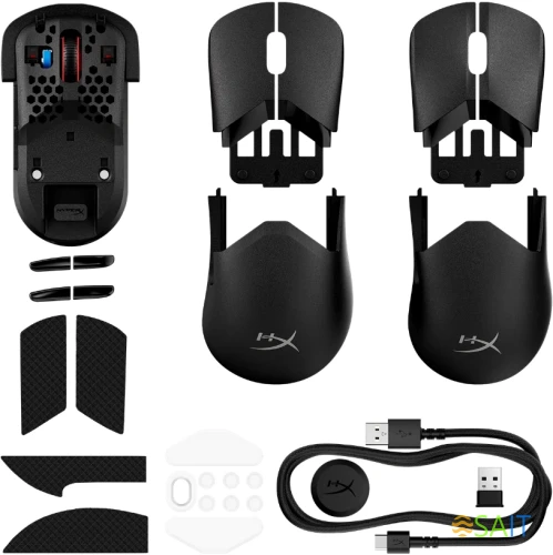 Мышь HyperX Pulsefire Saga Pro черный оптическая 26000dpi беспров. 6but (A2PB2AA)