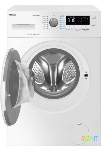 Стиральная машина Hansa WHN8141BSD2 класс: A+++ загр.фронтальная макс.:8кг белый инвертер