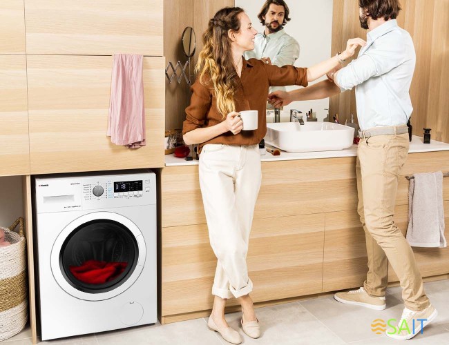 Стиральная машина Hansa WHN8141BSD2 класс: A+++ загр.фронтальная макс.:8кг белый инвертер