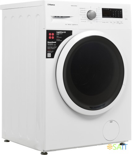 Стиральная машина Hansa WHN8141BSD2 класс: A+++ загр.фронтальная макс.:8кг белый инвертер