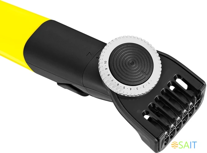 Триммер Kitfort КТ-3139-3 черный/желтый 5Вт (насадок в компл:4шт)