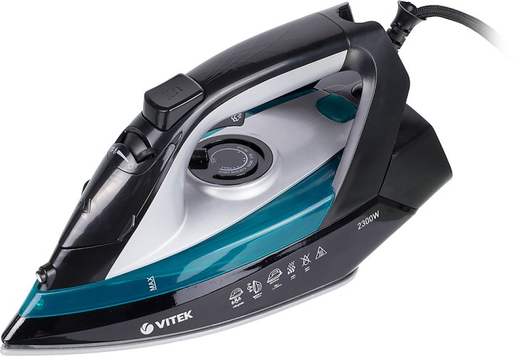 Утюг Vitek VT-8324 2300Вт черный/зеленый