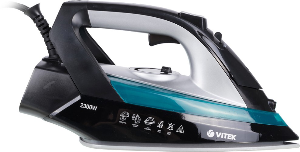 Утюг Vitek VT-8324 2300Вт черный/зеленый