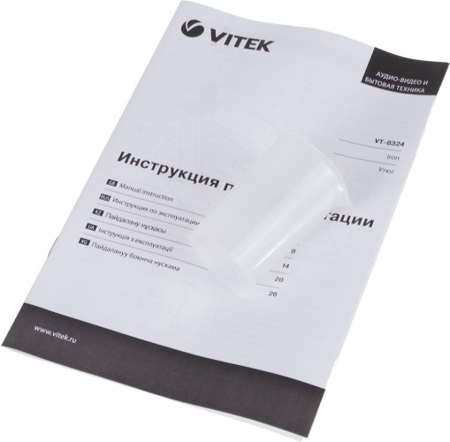 Утюг Vitek VT-8324 2300Вт черный/зеленый