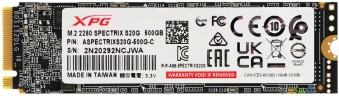 Накопитель SSD A-Data PCIe 3.0 x4 500GB ASPECTRIXS20G-500G-C Spectrix S20G M.2 2280