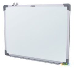 Доска магнитно-маркерная Deli EV900 магнитно-маркерная лак белый 90x120см