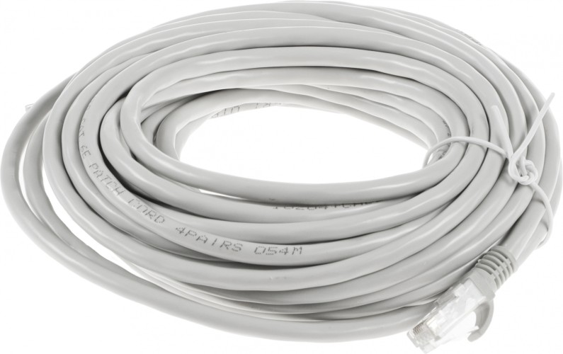 Патч-корд Premier PP6U-10M 10000Гбит/с UTP 4 пары cat.6 CCA molded 10м серый RJ-45 (m)-RJ-45 (m)