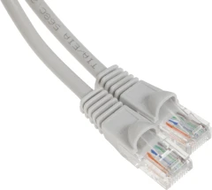 Патч-корд Buro UTP-5E-25M-G UTP 4 пары cat.5E CCA molded 25м серый RJ-45 (m)-RJ-45 (m)