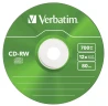Диск CD-RW Verbatim 700Mb 12x Slim case (5шт) Color (43167)