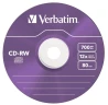 Диск CD-RW Verbatim 700Mb 12x Slim case (5шт) Color (43167)