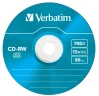 Диск CD-RW Verbatim 700Mb 12x Slim case (5шт) Color (43167)