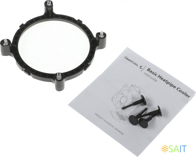 Устройство охлаждения(кулер) Deepcool Gammaxx 200 V2 Soc-AM5/AM4/1200/1700/1851 черный 4-pin 18-24dB Al+Cu 100W 326gr Ret (DP-MCH2-GMX200-V2)