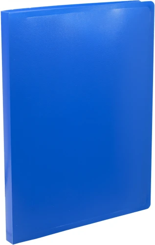 Папка метал.зажим Silwerhof Eco SE-04CBLU A4 пластик 0.5мм синий