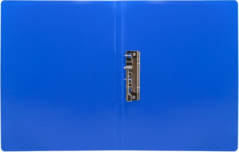Папка метал.зажим Silwerhof Eco SE-04CBLU A4 пластик 0.5мм синий