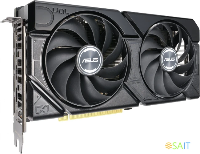 Видеокарта Asus PCI-E 4.0 DUAL-RTX4060TI-O16G-EVO NVIDIA GeForce RTX 4060TI 16Gb 128bit GDDR6 2595/18000 HDMIx1 DPx3 HDCP Ret