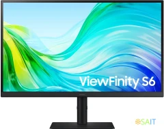 Монитор Samsung 27" S27F610EAIXCI черный IPS LED 16:9 HDMI матовая HAS Piv 1000:1 300cd 178гр/178гр 2560x1440 100Hz DP 2K 5.4кг