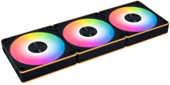 Вентилятор для корпуса Lian-Li Uni Fan CL Wireless 120 ARGB 124х120x28 черный 4-pin 29.8дБ (упак.:3шт) (G99.12CL1W3B.R0) Ret