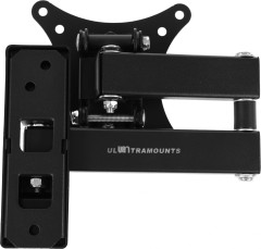 Кронштейн для телевизора Ultramounts UM875 черный 13"-27" макс.20кг настенный поворот и наклон