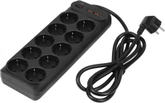 Сетевой фильтр-удлинитель PowerCom SP-10 USB2A1CB 3.0M