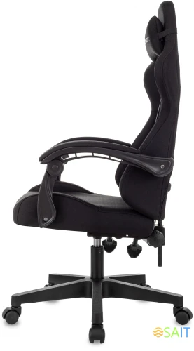 Кресло игровое Zombie Void черный с подголов. крестов. пластик