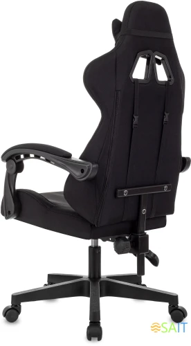 Кресло игровое Zombie Void черный с подголов. крестов. пластик