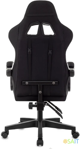 Кресло игровое Zombie Void черный с подголов. крестов. пластик