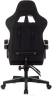 Кресло игровое Zombie Void черный с подголов. крестов. пластик