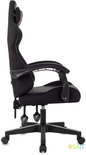 Кресло игровое Zombie Void черный с подголов. крестов. пластик